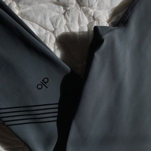 ALO Yoga High Waist Vapor Leggings Rise Anthracite